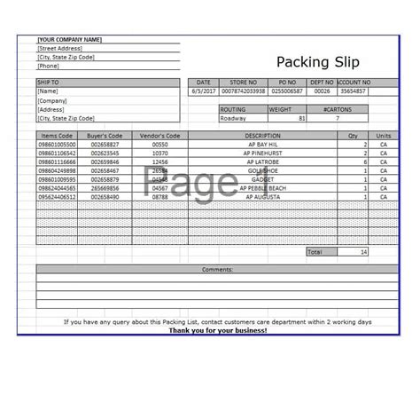 10 Packing Slip Examples To Download 10 Packing Slip Examples To Download