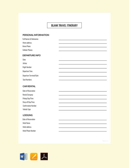 15 Itinerary Templates In Google Docs Free Premium Templates 15 Itinerary Templates In Google Docs Free Premium Templates