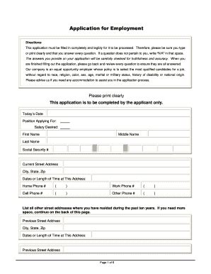 18 Printable Cvs Employment Application Forms And Templates Fillable 18 Printable Cvs Employment Application Forms And Templates Fillable