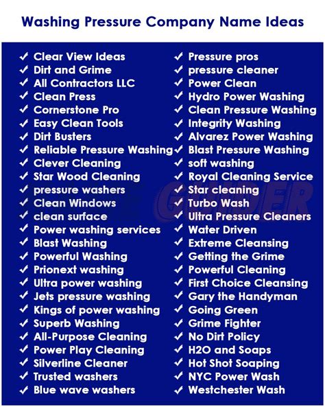 240 Pressure Washing Company Name Ideas 2023 240 Pressure Washing Company Name Ideas 2023