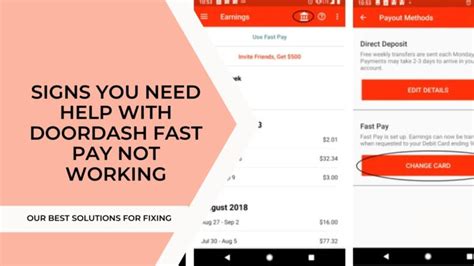 6 Signs You Need Help With Doordash Fast Pay Not Working Our Best 6 Signs You Need Help With Doordash Fast Pay Not Working Our Best