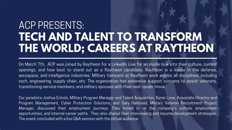 Acp Presents Tech And Talent To Transform The World Careers At Acp Presents Tech And Talent To Transform The World Careers At