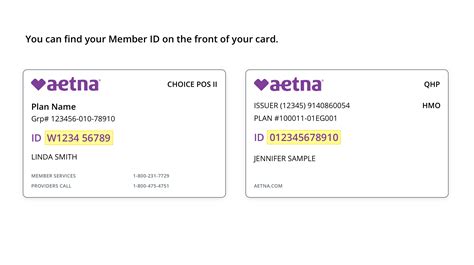 Aetna Insurance Card Aetna Insurance Card