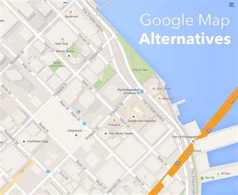 Alternative Google Map