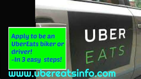 Apply To Be An Ubereats Driver Or Biker In 3 Easy Steps Takes 2 Minutes