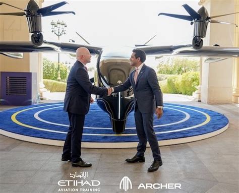 Archer Etihad Aviation Training Partner To Initiate Pilot Training Archer Etihad Aviation Training Partner To Initiate Pilot Training