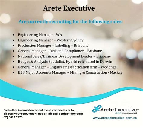 Arete Executive Executive Search Executive Career Coaching On