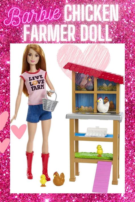 Barbie Brandclub Barbie Careers Playset Chicken Farmer Set With Fashion Doll With Red Hair Boots Henhouse Chickens Accessories Amazon Exclusive Barbie Brandclub Barbie Careers Playset Chicken Farmer Set With Fashion Doll With Red Hair Boots Henhouse Chickens Accessories Amazon Exclusive