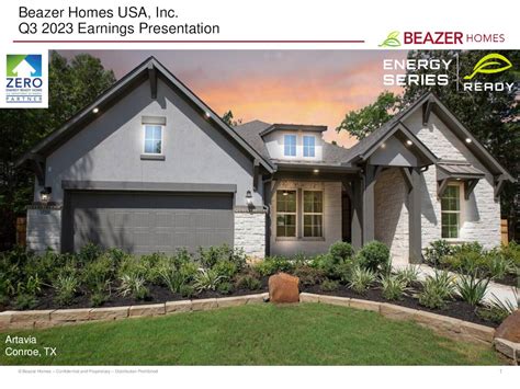 Beazer Homes Usa Inc 2023 Q3 Results Earnings Call Presentation Beazer Homes Usa Inc 2023 Q3 Results Earnings Call Presentation