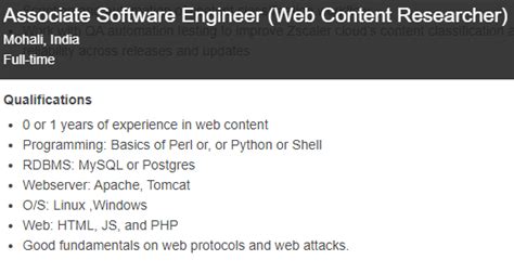 Best Internship Job Opportunity For Fresher As Associate Software Engineer In Zscaler Best Internship Job Opportunity For Fresher As Associate Software Engineer In Zscaler