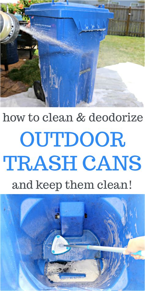 Best Way To Clean A Trash Can
