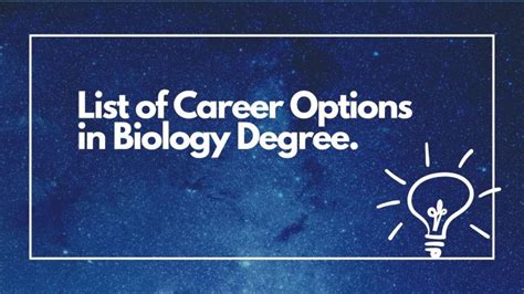 Biological Science Careers List Infolearners Biological Science Careers List Infolearners