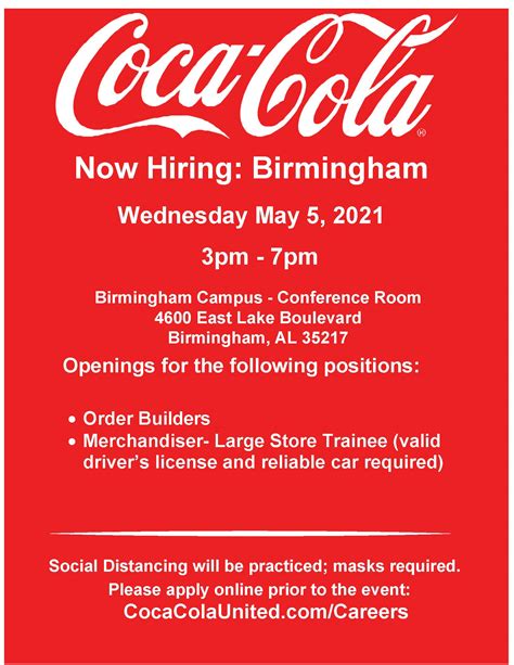 Birmingham Career Fair Coca Cola United