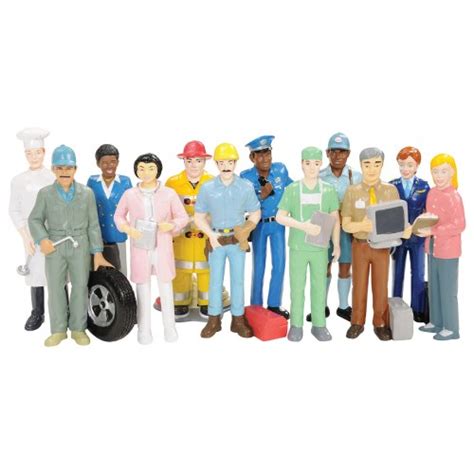 Block Play Vinyl Career Figures Block Play Vinyl Career Figures
