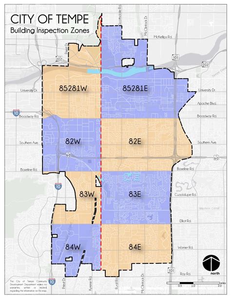 Building Inspection Zones Map Information City Of Tempe Az Building Inspection Zones Map Information City Of Tempe Az