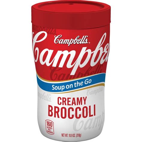 Campbell S Soup On The Go Creamy Broccoli Soup 10 9 Oz Walmart Com