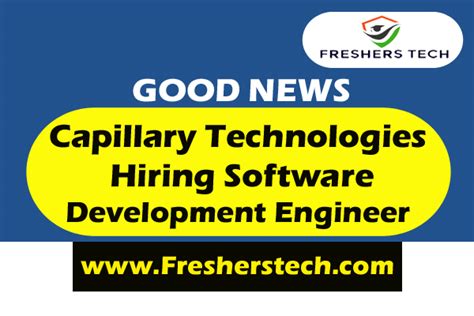 Capillary Technologies Careers