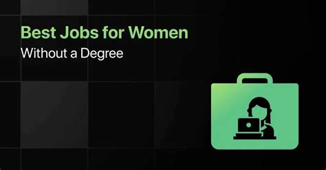Careers For Women Without A Degree