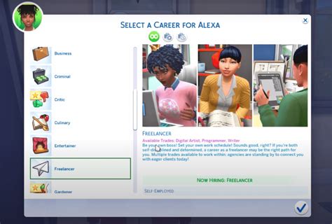 Careers In Sims 4