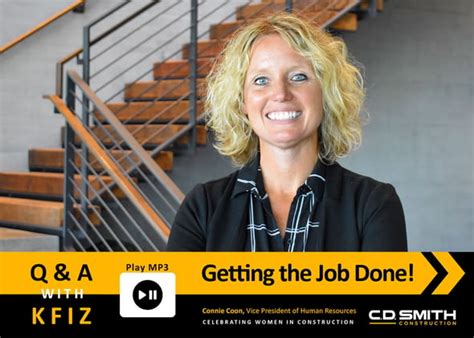 Celebrating Women In Construction 2021 C D Smith S Connie Coon Kfiz