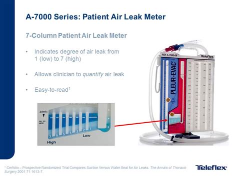Chest Tube Air Leak