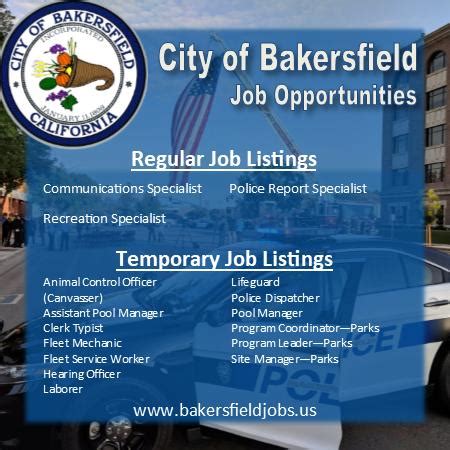 City Of Bakersfield Careers City Of Bakersfield Careers