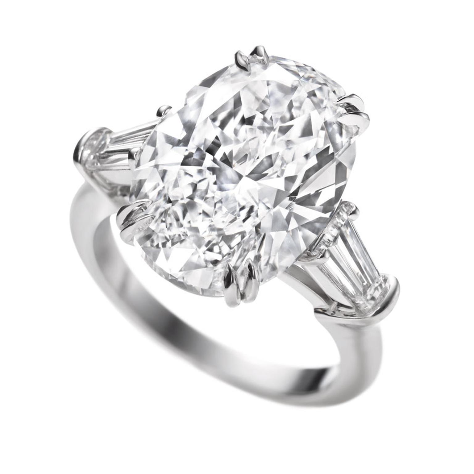 Classic Winston Diamond Engagement Ring Harry Winston Classic Winston Diamond Engagement Ring Harry Winston