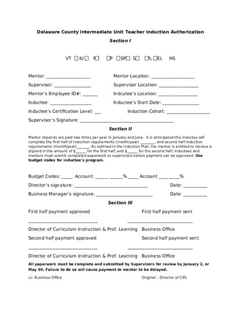 Dciu Induction Program Overview For New Employees Doc Template Pdffiller