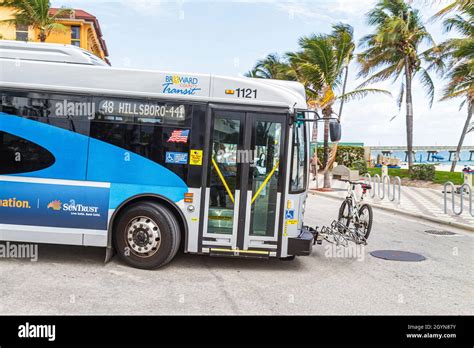 Deerfield Beach Florida Ocean Way Broward County Transit Bct Bus Public Deerfield Beach Florida Ocean Way Broward County Transit Bct Bus Public