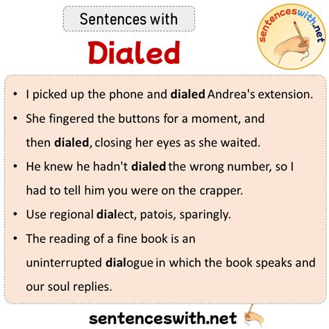 Define Dialled