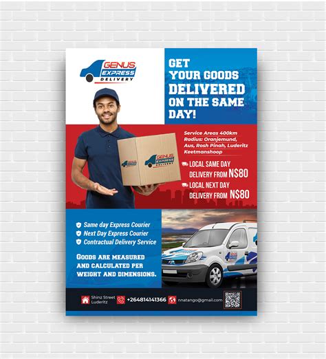 Delivery Service Flyer Design Behance Delivery Service Flyer Design Behance