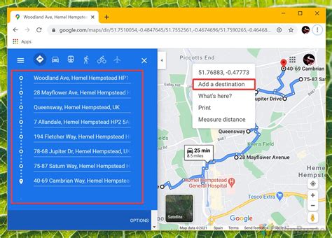 Directions From And To Destination