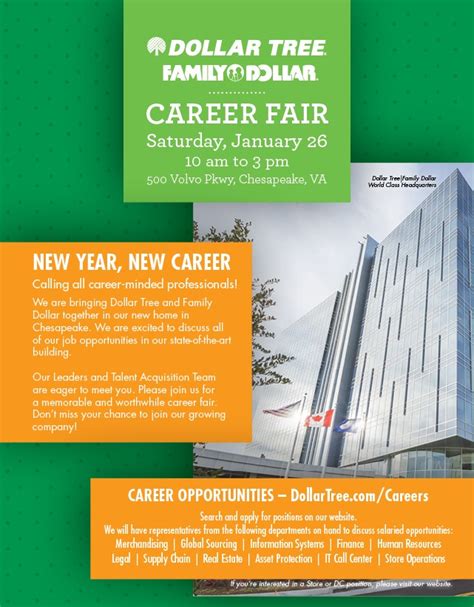 Dollar Tree Family Dollar Career Fair Chesapeake Economic Development