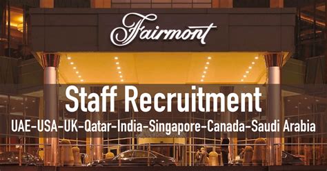 Fairmont Careers Jobs