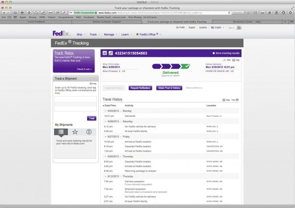 Fedex Tracking My Package