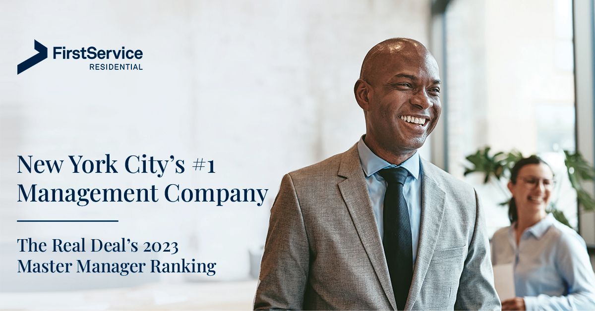Firstservice Residential New York On Linkedin For The Second Firstservice Residential New York On Linkedin For The Second