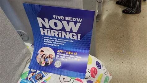 Five Below Now Hiring Signage Job Careers Five Below Now Hiring Signage Job Careers