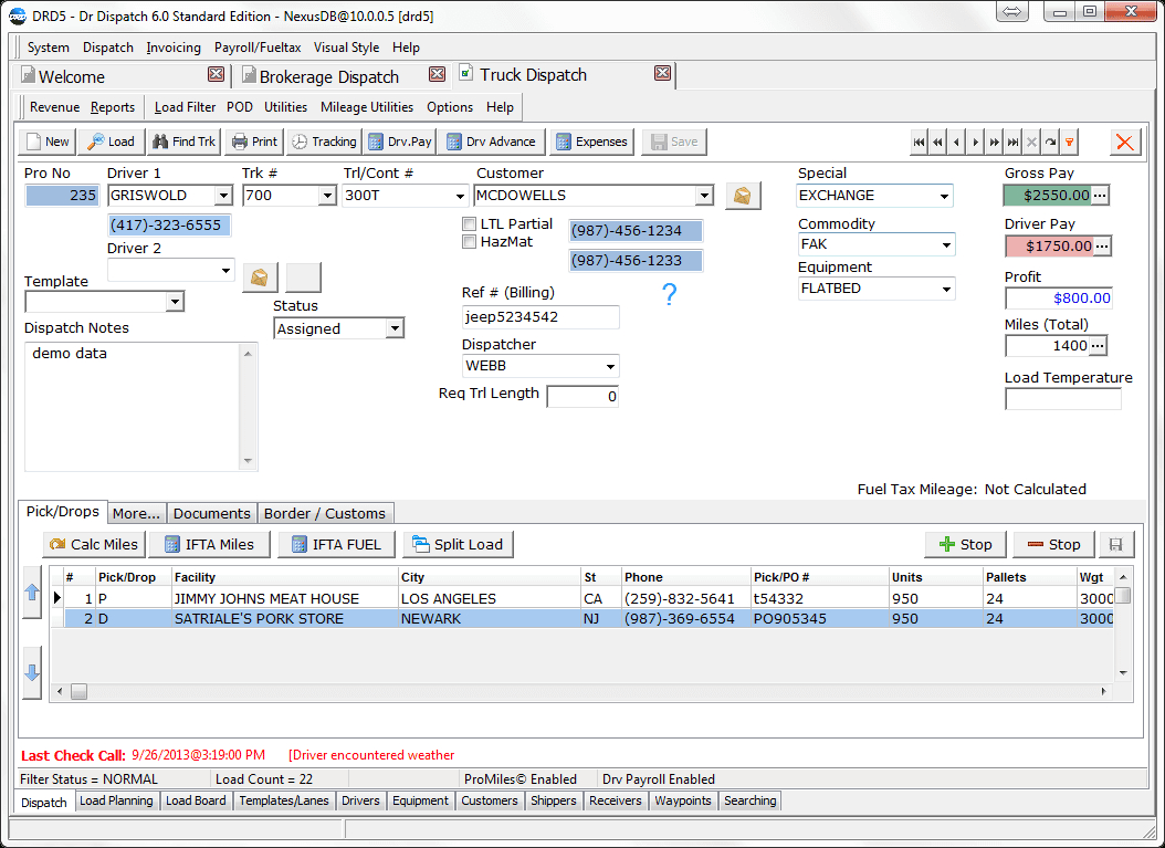 Free Dispatch Software