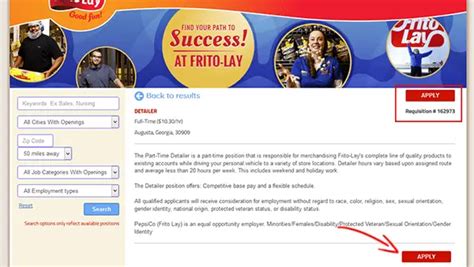 Frito Lay Job Openings Frito Lay Job Openings