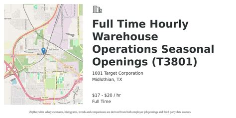 Full Time Hourly Warehouse Operations Seasonal Openings T3801 At Target Full Time Hourly Warehouse Operations Seasonal Openings T3801 At Target