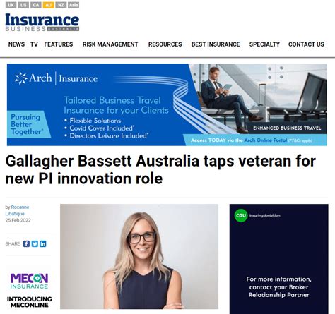 Gallagher Bassett Australia Taps Veteran For New Pi Innovation Role Gallagher Bassett Australia Taps Veteran For New Pi Innovation Role