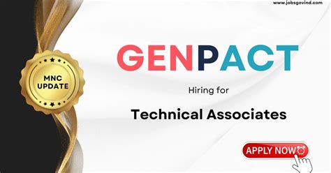 Genpact Is Hiring Work From Home For Technical Associates Apply