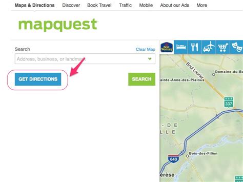 Get Driving Directions From Mapquest