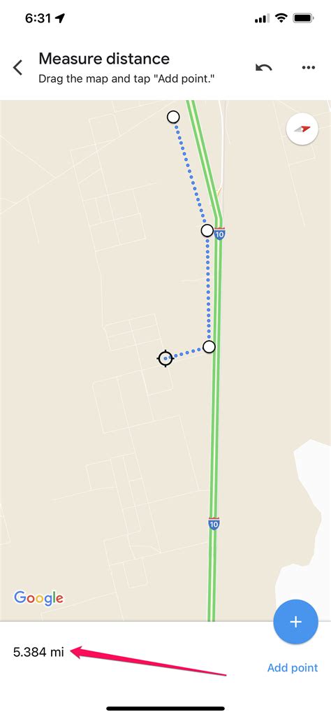Google Maps Create Route Measure Distance