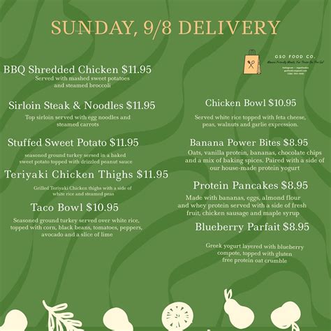 Gso Food Co Greensboro Nc New Menu Sunday 9 8 Delivery Order Gso Food Co Greensboro Nc New Menu Sunday 9 8 Delivery Order