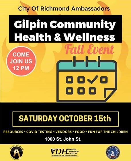 Health Wellness Event Richmond Redevelopment Housing Authority Health Wellness Event Richmond Redevelopment Housing Authority