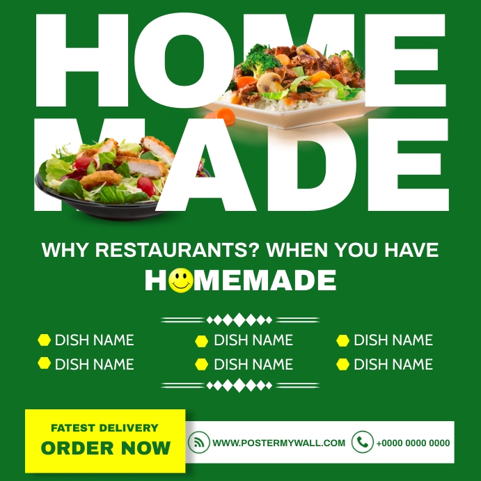 Home Made Meal Food Business Promo Ad Templat Template Postermywall Home Made Meal Food Business Promo Ad Templat Template Postermywall