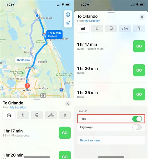 How To Avoid Tolls In Apple Maps