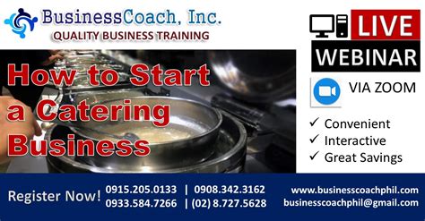 How To Start A Catering Business Webinar Business Seminars By How To Start A Catering Business Webinar Business Seminars By
