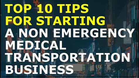 How To Start A Non Emergency Medical Transportation Business How To Start A Non Emergency Medical Transportation Business